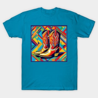 Colorful Cowboy Boots T-Shirt